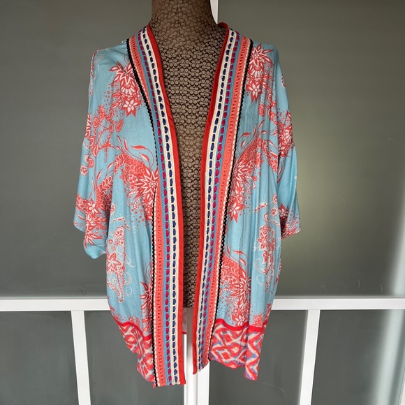 ANTHROPOLOGIE PERSEPHONE KIMONO SIZE ONE SIZE - Picture 1 of 6